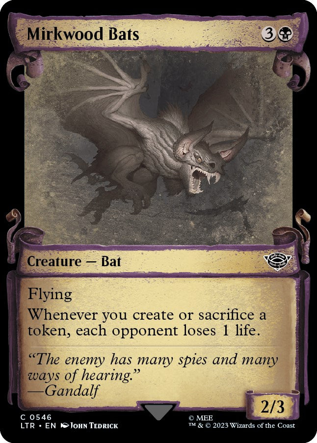 Mirkwood Bats (Showcase Scrolls) [LTR - 546]