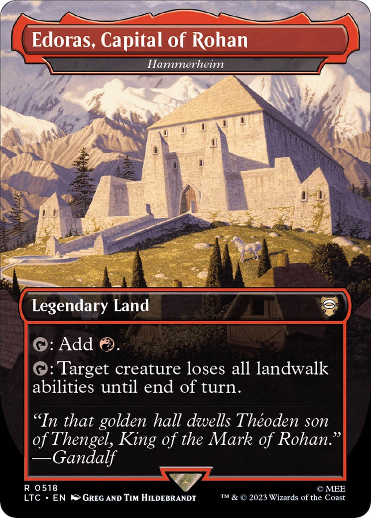 Edoras, Capital of Rohan - Hammerheim (Borderless) [LTC - 518]
