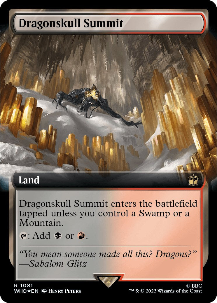 Dragonskull Summit (Extended Art) (Surge Foil) [WHO - 1081]