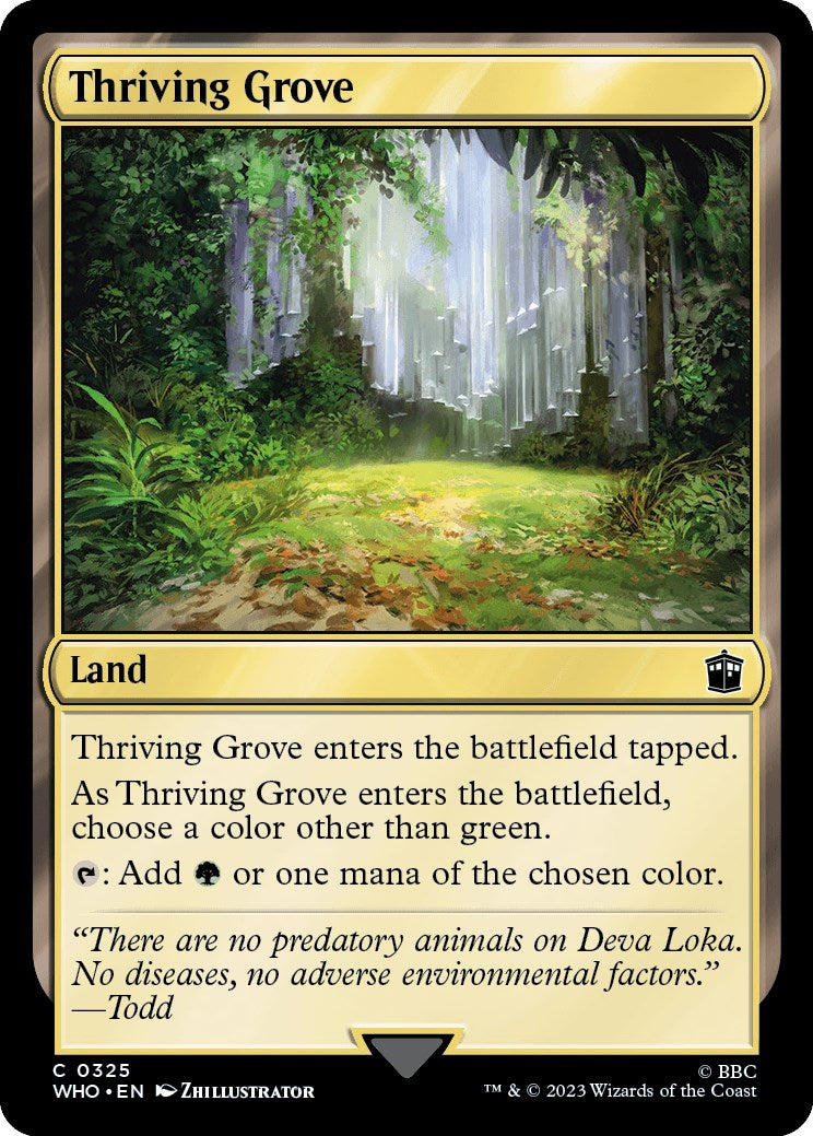Thriving Grove [WHO - 325]