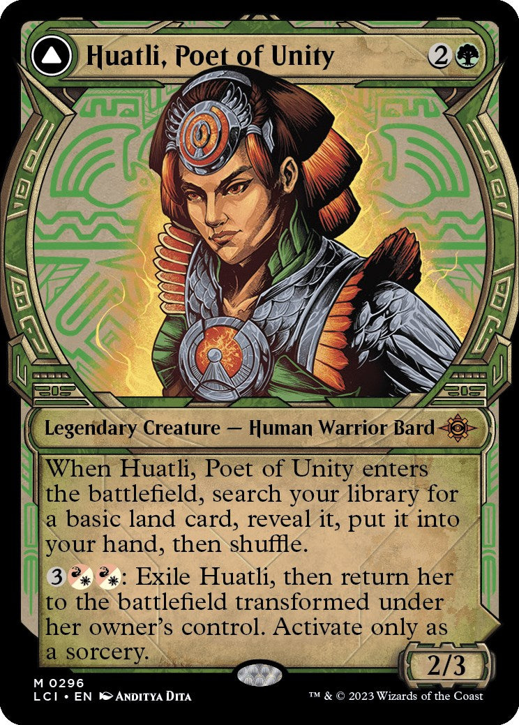 Huatli, Poet of Unity (Showcase) [LCI - 296]