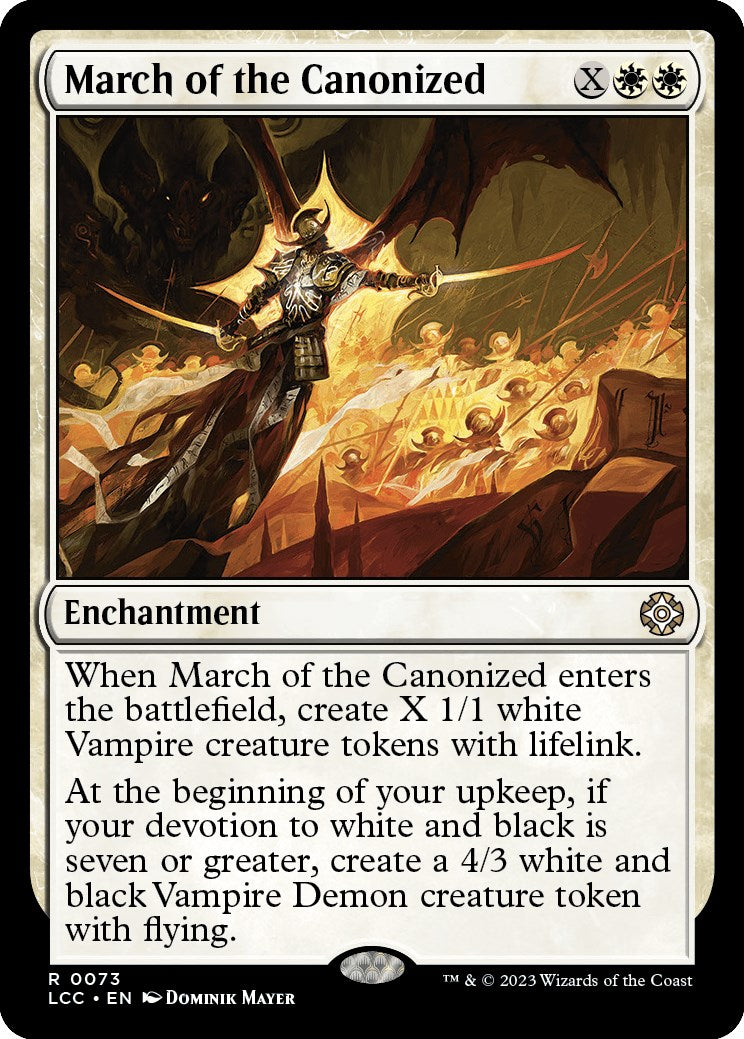 March of the Canonized [LCC - 73]