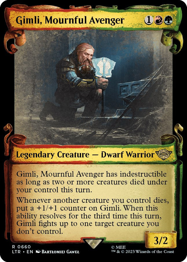 Gimli, Mournful Avenger (Showcase Scrolls) [LTR - 660]