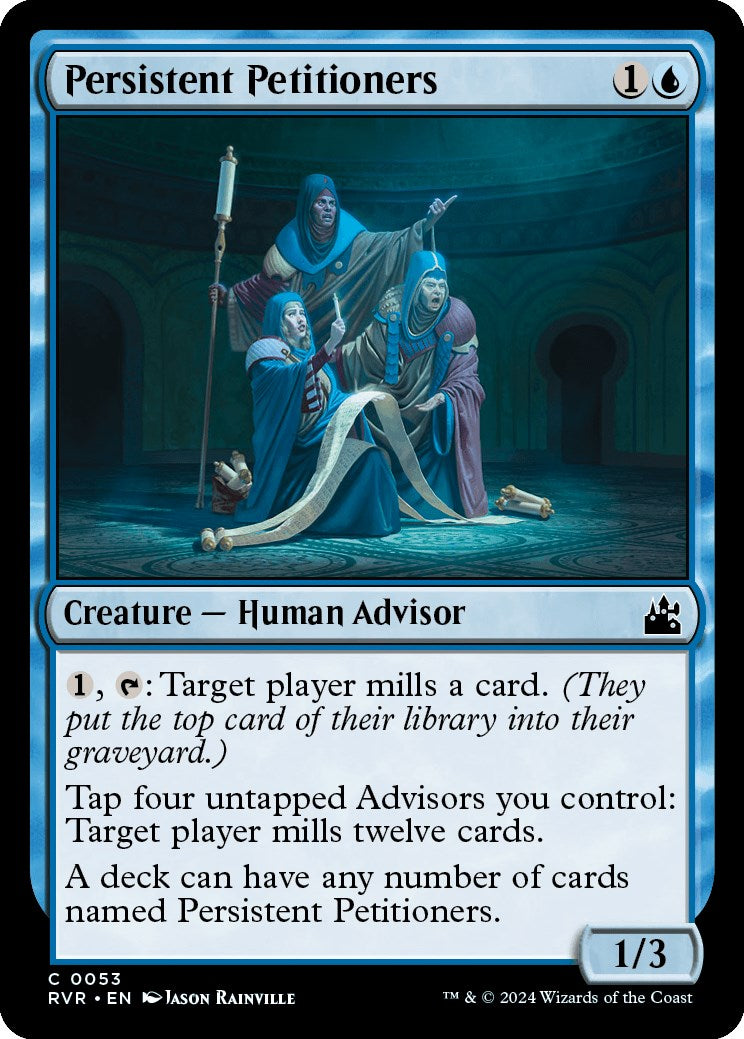 Persistent Petitioners [RVR - 53]