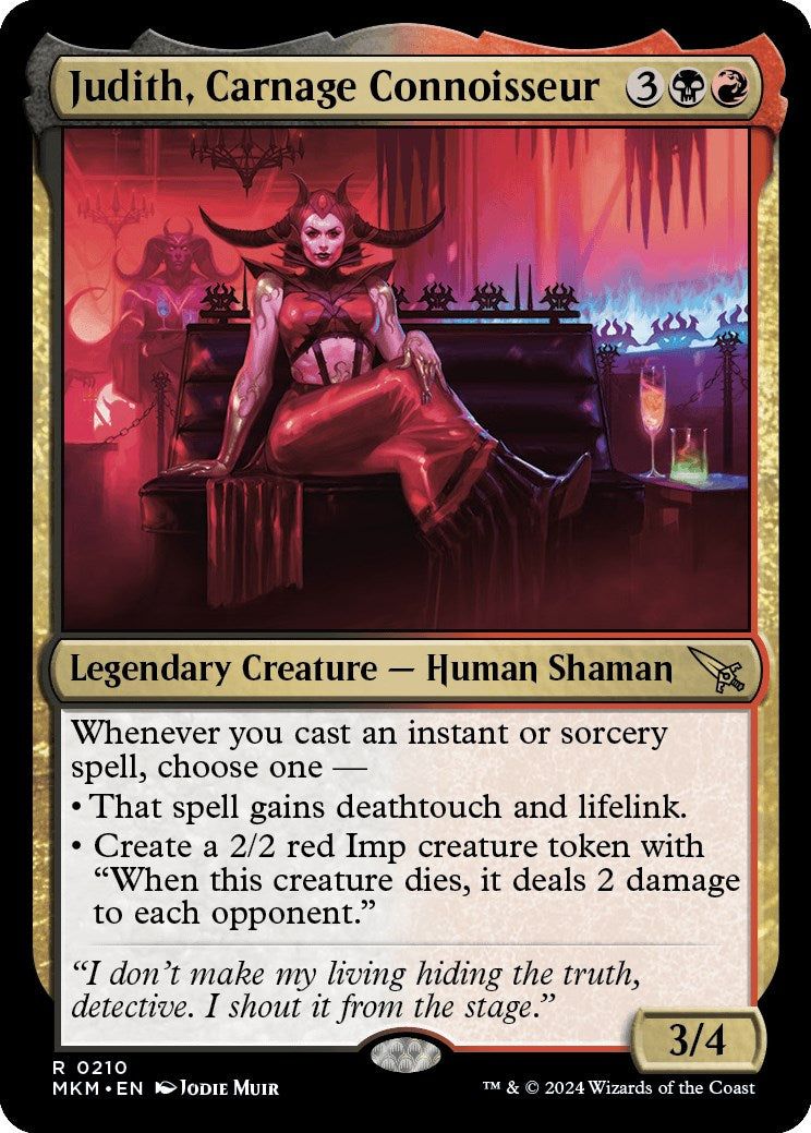 Judith, Carnage Connoisseur [MKM - 210]