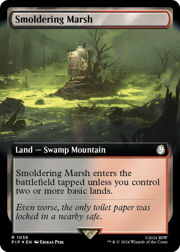Smoldering Marsh (Extended Art) (Surge Foil) [PIP - 1038]