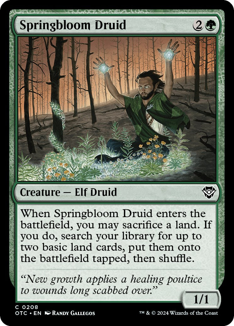 Springbloom Druid [OTC - 208]