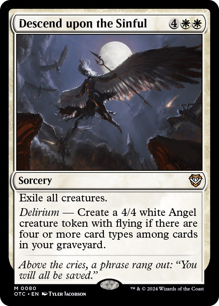 Descend upon the Sinful [OTC - 80]