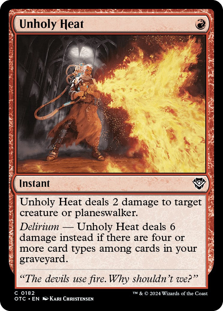Unholy Heat [OTC - 182]