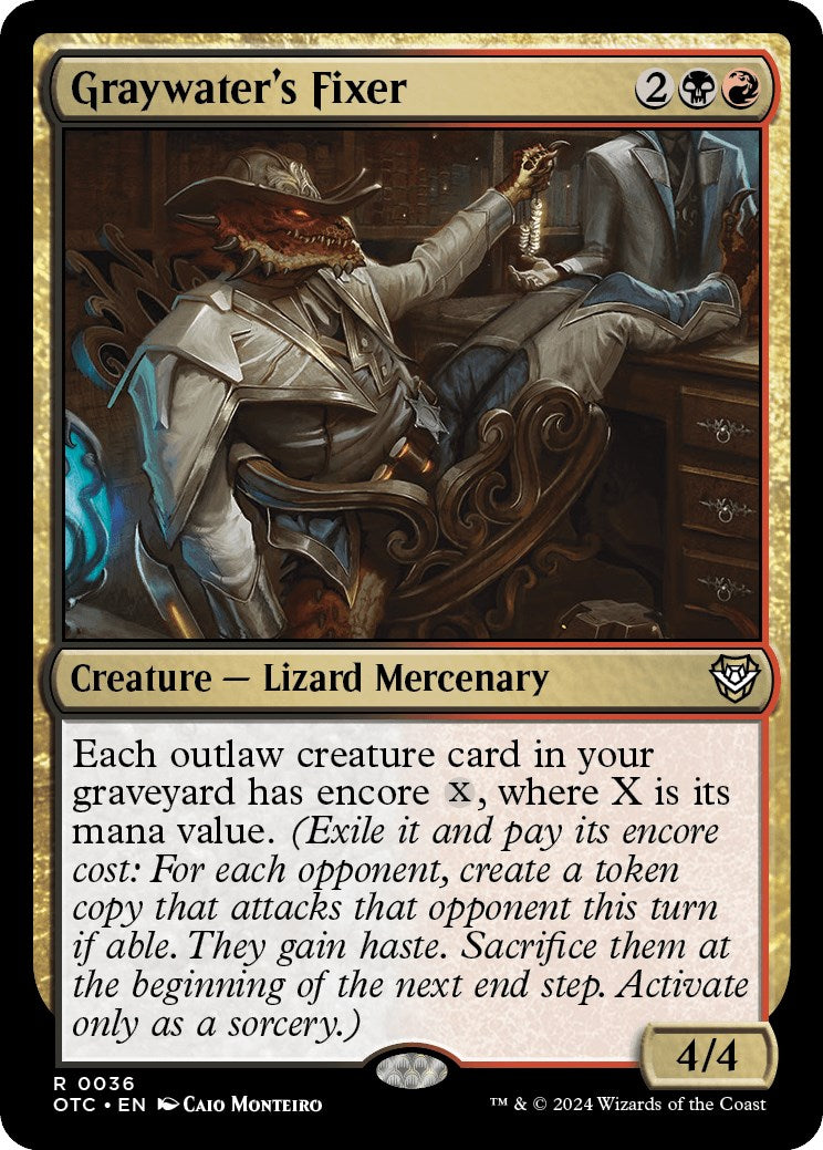 Graywater's Fixer [OTC - 36]