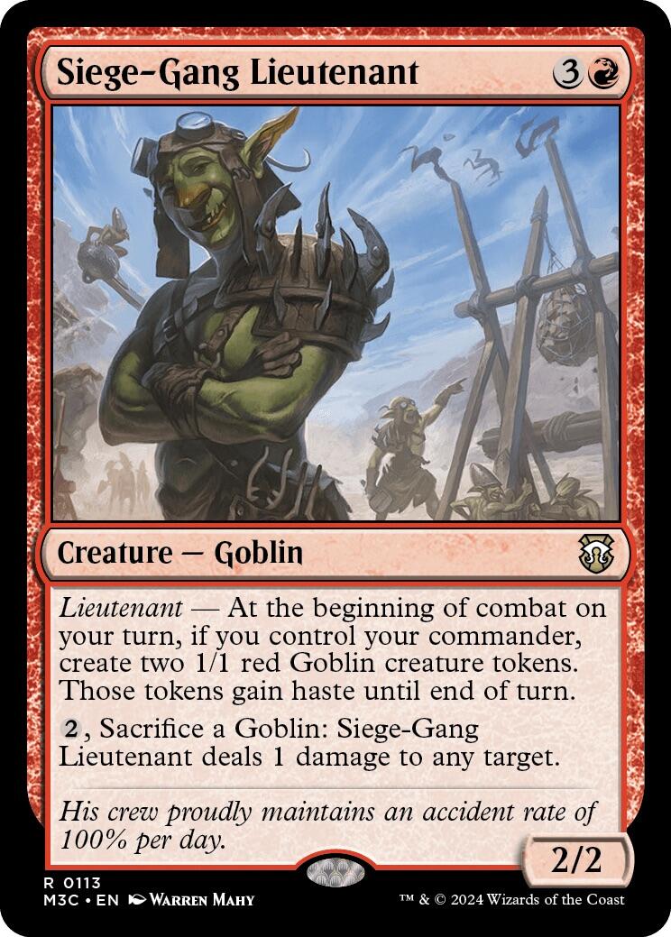 Siege-Gang Lieutenant [M3C - 113]