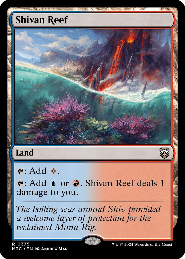 Shivan Reef (Ripple Foil) [M3C - 375]