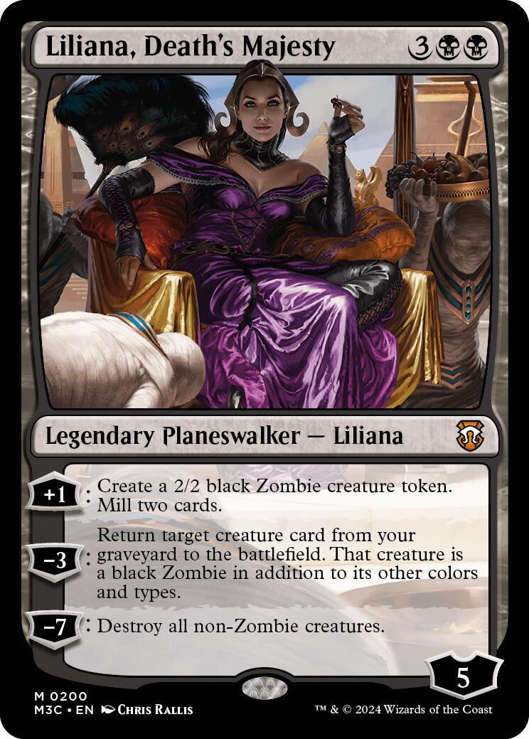 Liliana, Death's Majesty (Ripple Foil) [M3C - 200]