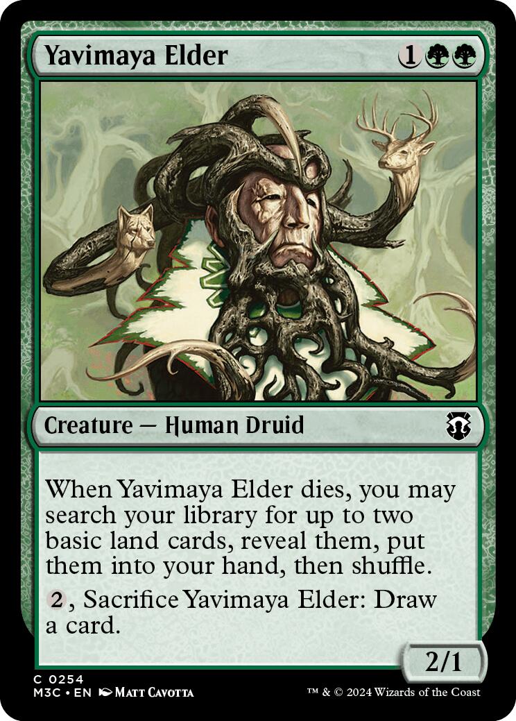 Yavimaya Elder (Ripple Foil) [M3C - 254]