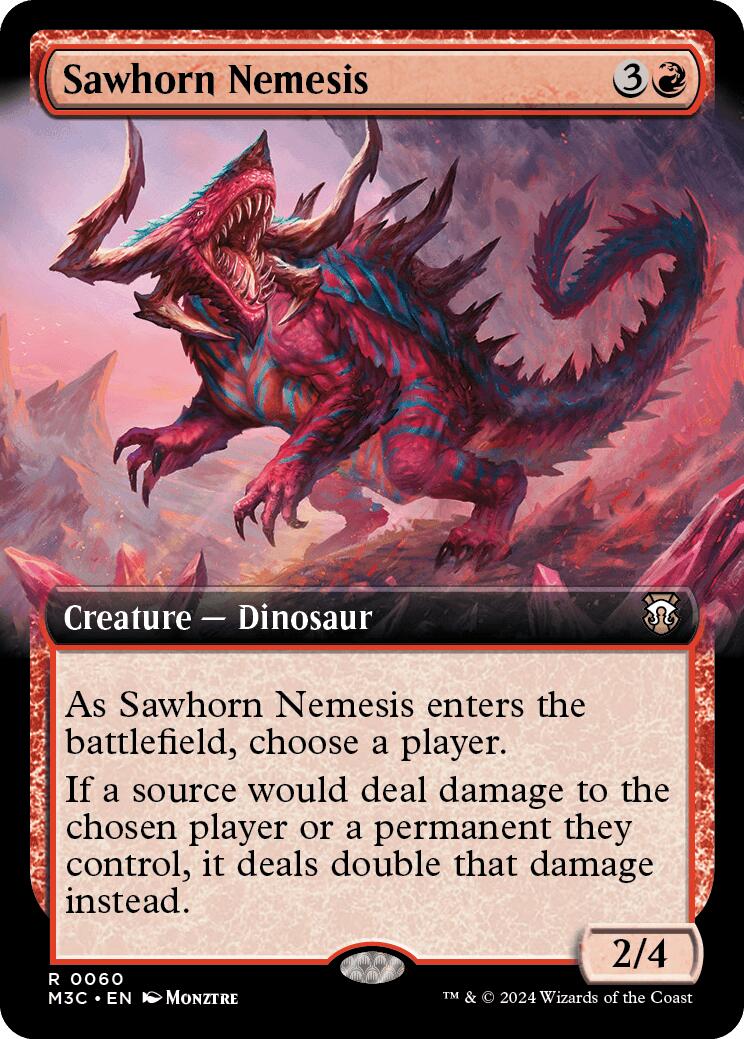 Sawhorn Nemesis (Extended Art) (Ripple Foil) [M3C - 60]