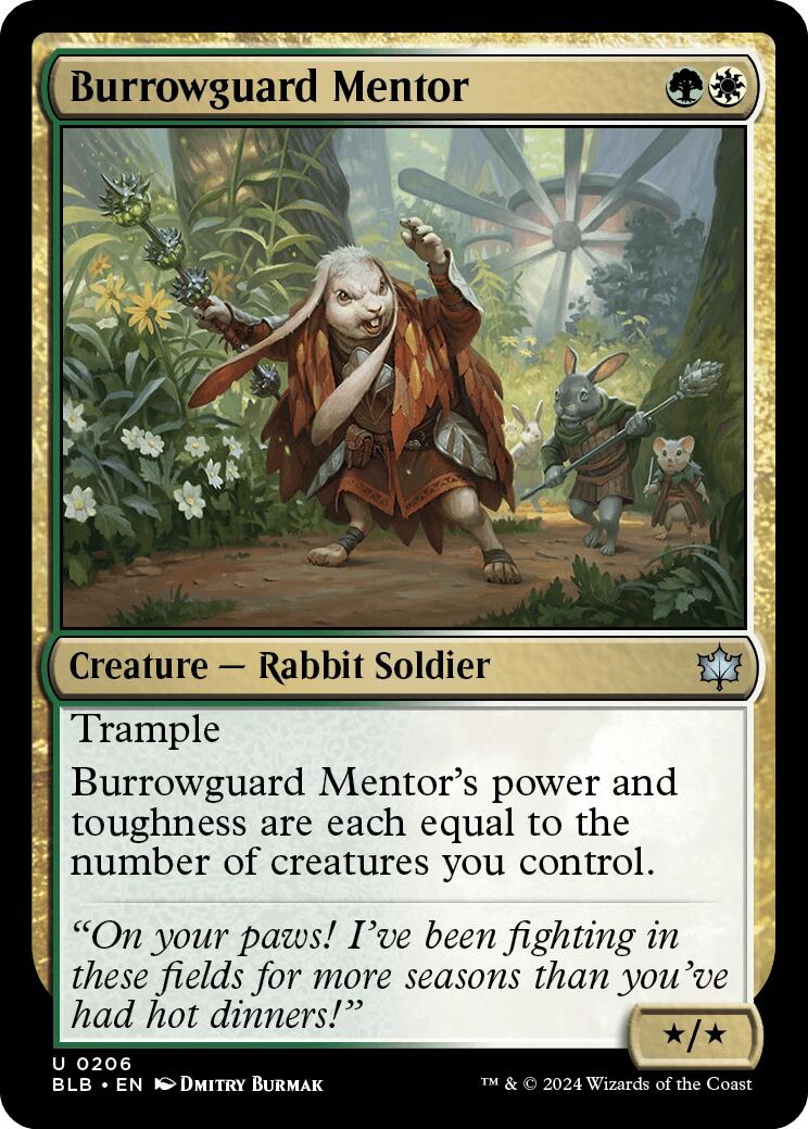 Burrowguard Mentor [BLB - 206]