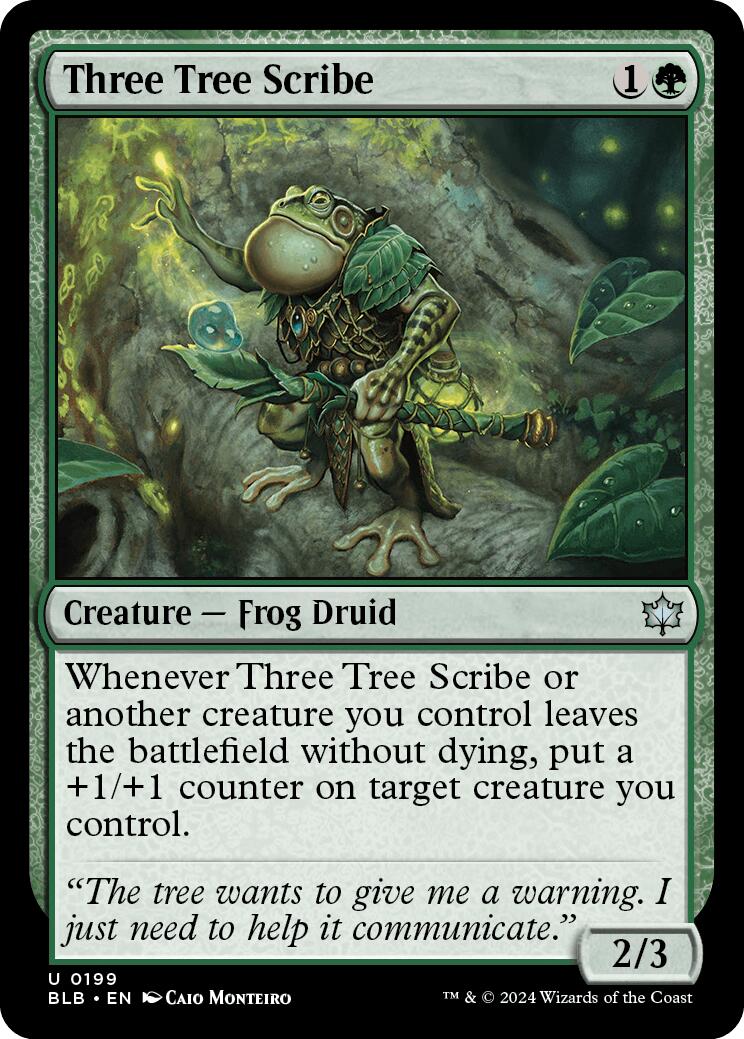 Three Tree Scribe [BLB - 199]