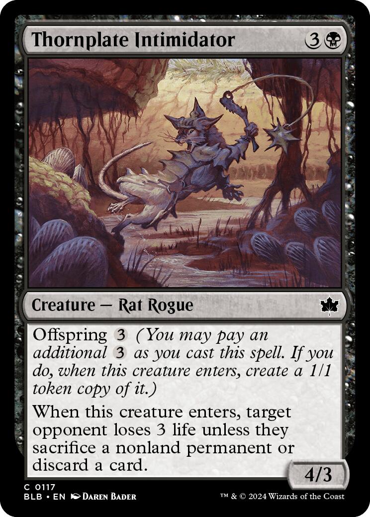 Thornplate Intimidator [BLB - 117]