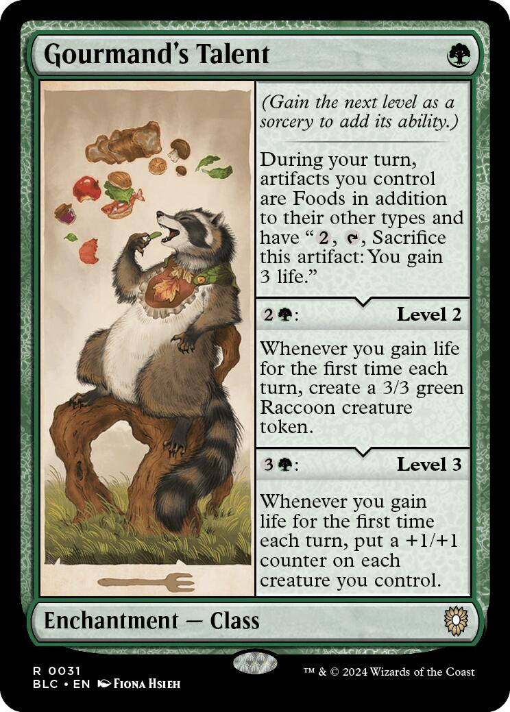 Gourmand's Talent [BLC - 31]
