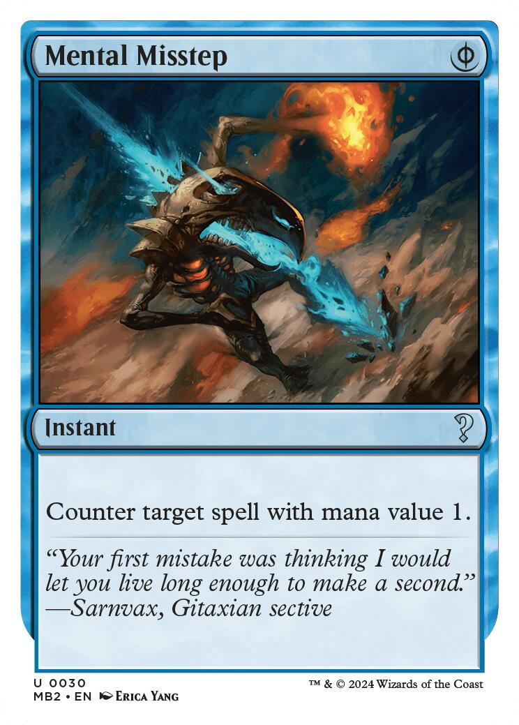 Mental Misstep (White Border) [MB2 - 30]