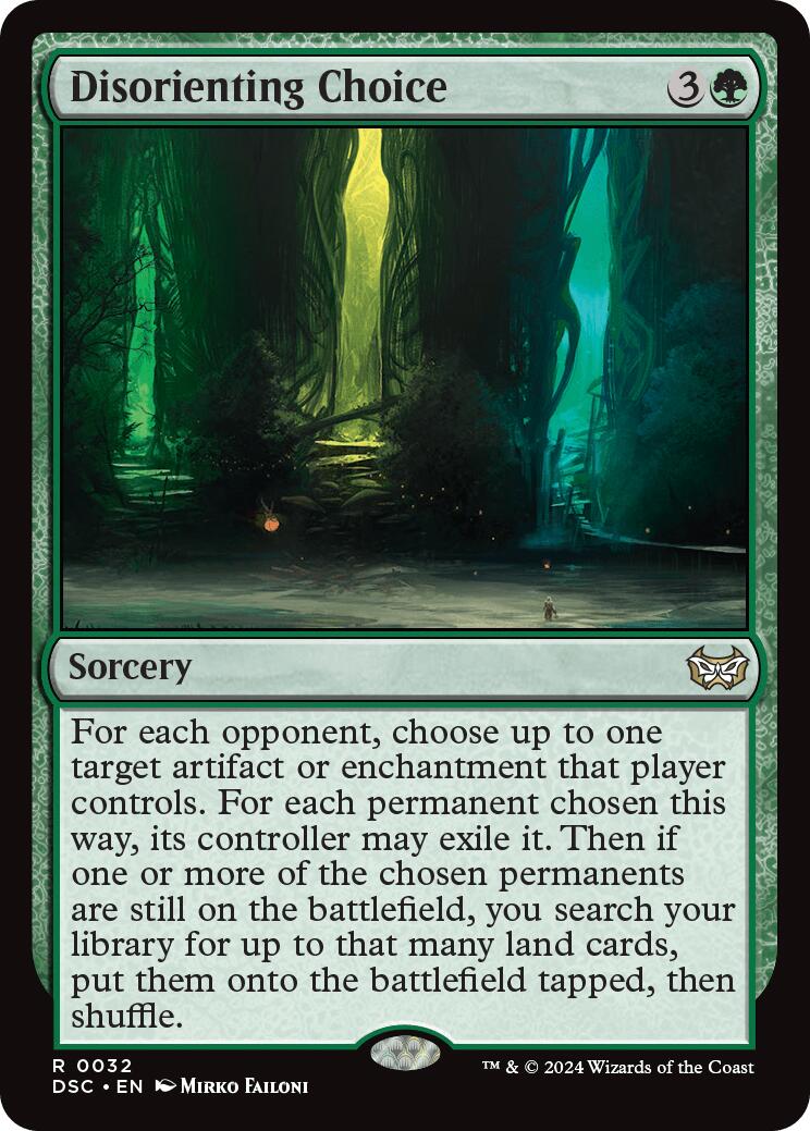 Disorienting Choice [DSC - 32]
