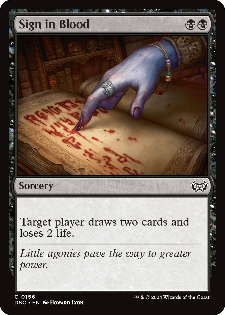 Sign in Blood [DSC - 156]