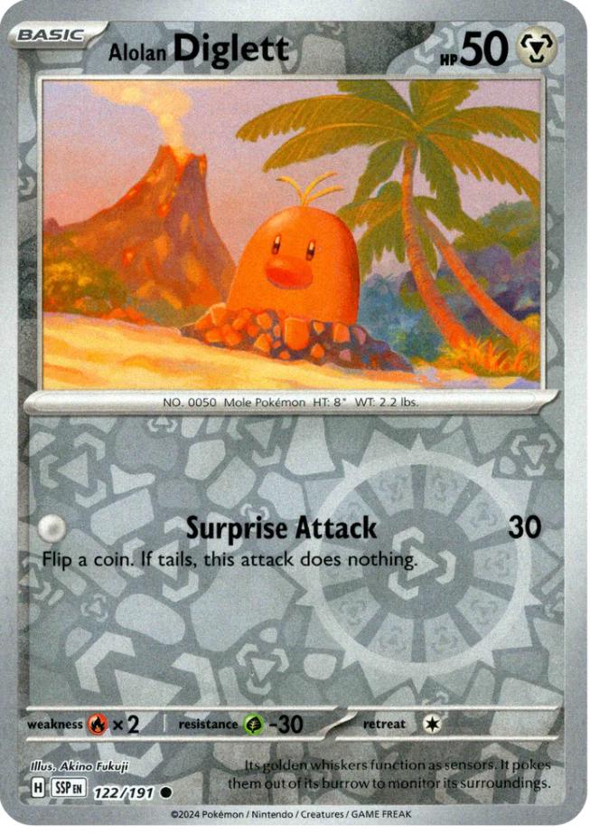 Alolan Diglett [SSP - 122/191]