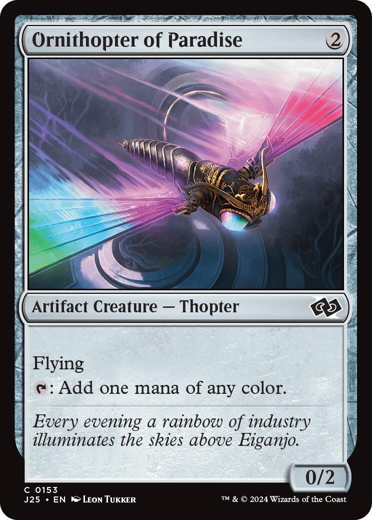 Ornithopter of Paradise [J25 - 153]