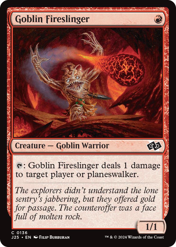 Goblin Fireslinger [J25 - 136]