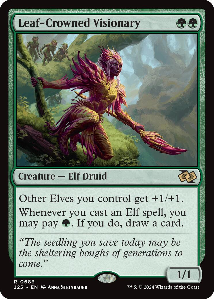 Leaf-Crowned Visionary [J25 - 683]