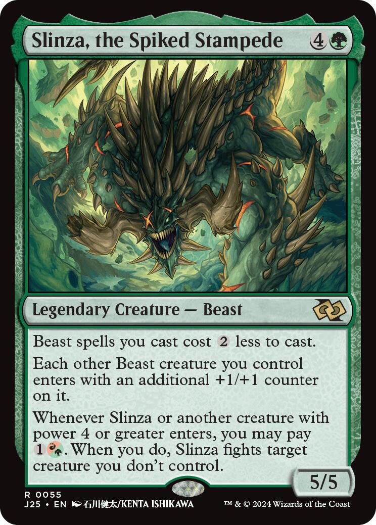 Slinza, the Spiked Stampede (Anime) [J25 - 55]