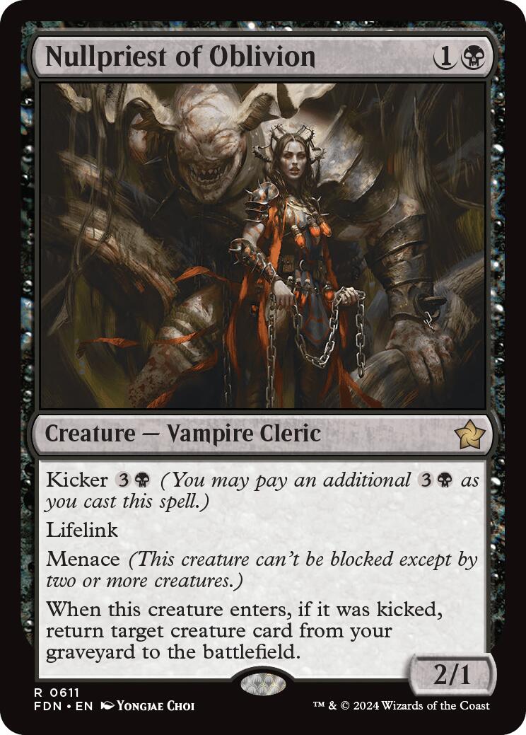 Nullpriest of Oblivion [FDN - 611]