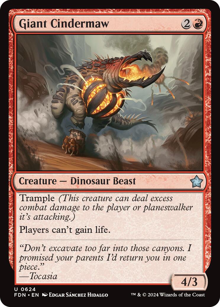 Giant Cindermaw [FDN - 624]