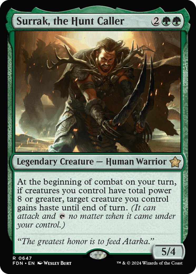 Surrak, the Hunt Caller (0647) [FDN - 647]