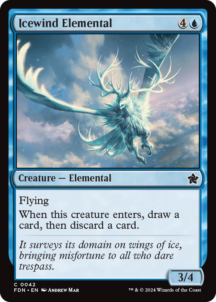 Icewind Elemental (0042) [FDN - 42]