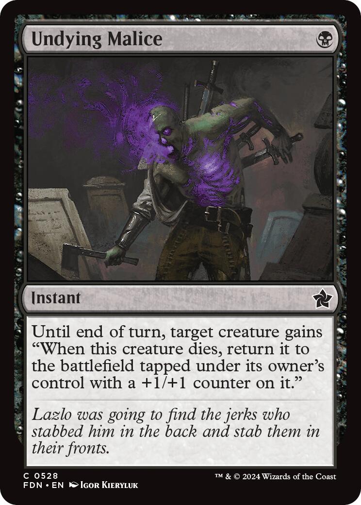 Undying Malice [FDN - 528]