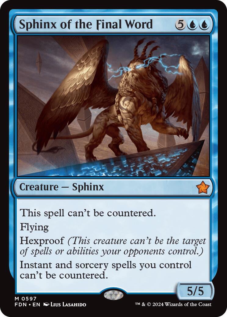 Sphinx of the Final Word (0597) [FDN - 597]