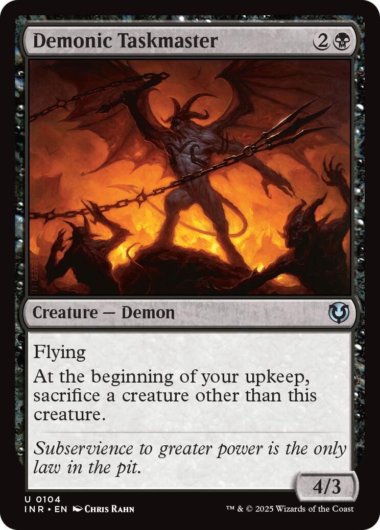 Demonic Taskmaster [INR - 104]