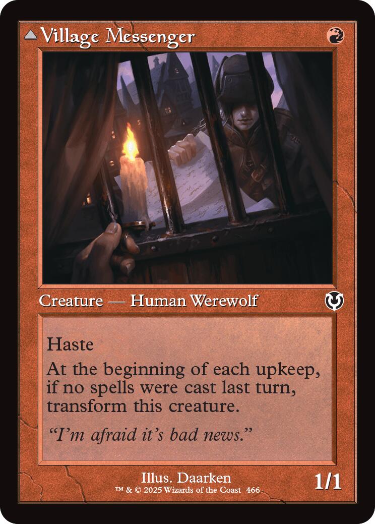Village Messenger (Retro Frame) [INR - 466]