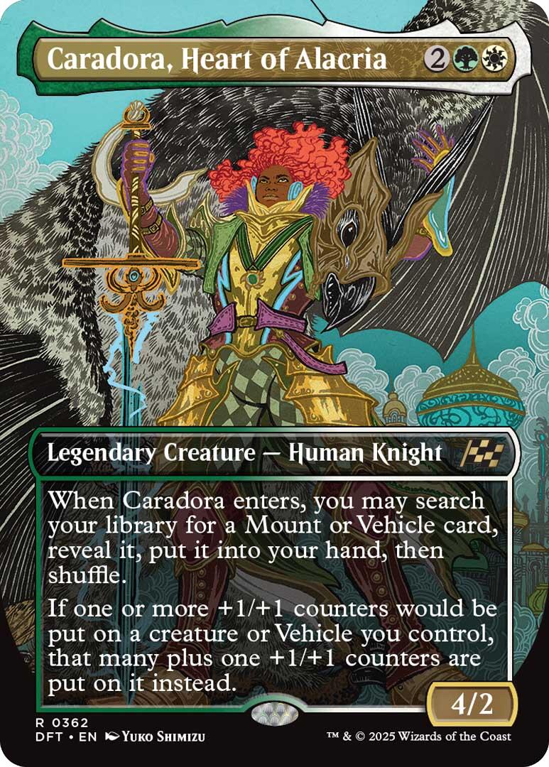 Caradora, Heart of Alacria (Borderless) [DFT - 362]