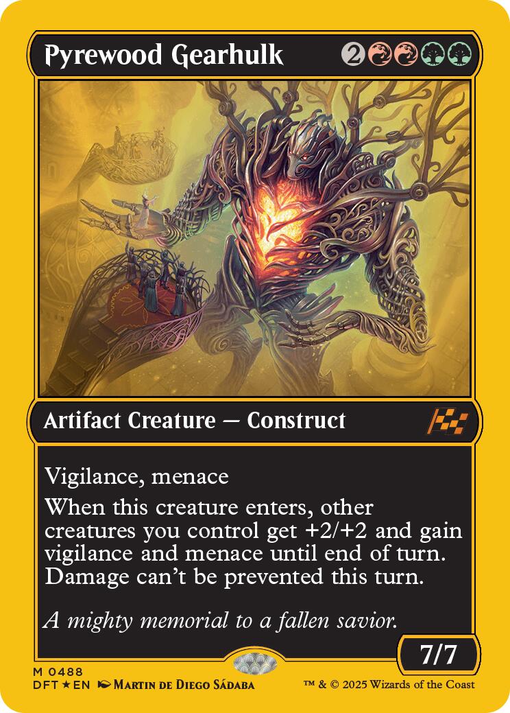 Pyrewood Gearhulk (First-Place Foil) [DFT - 488]