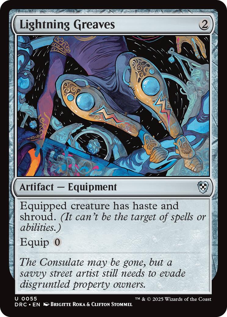 Lightning Greaves [DRC - 55]