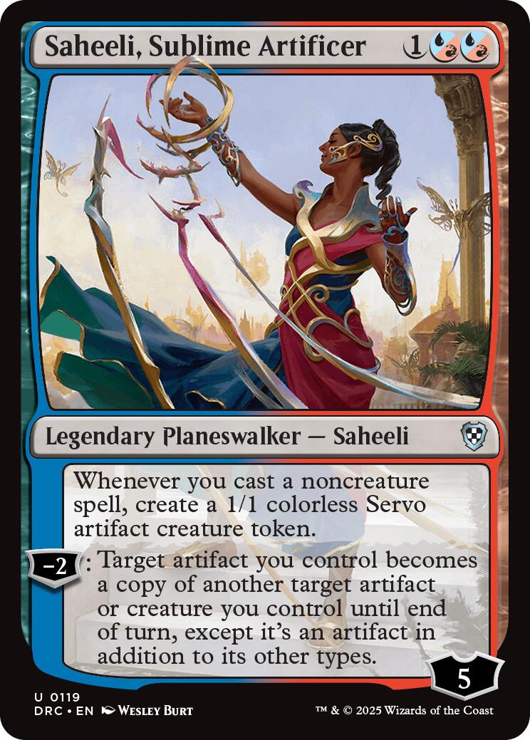 Saheeli, Sublime Artificer [DRC - 119]