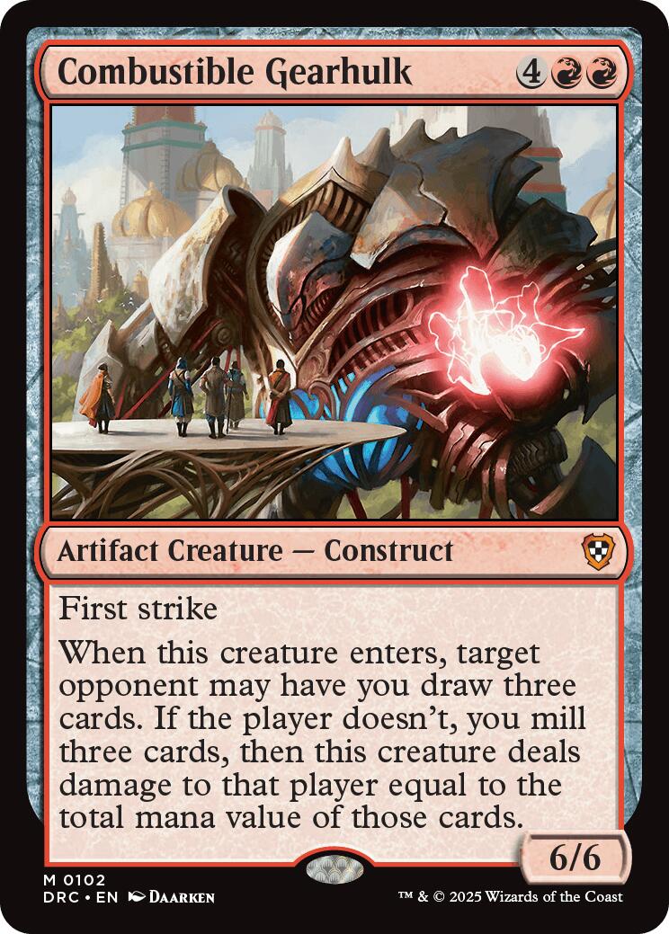 Combustible Gearhulk [DRC - 102]