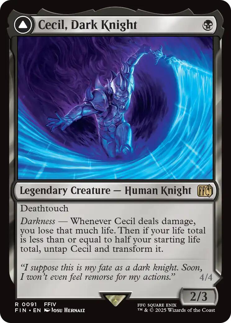 Cecil, Dark Knight [FIN - 91]