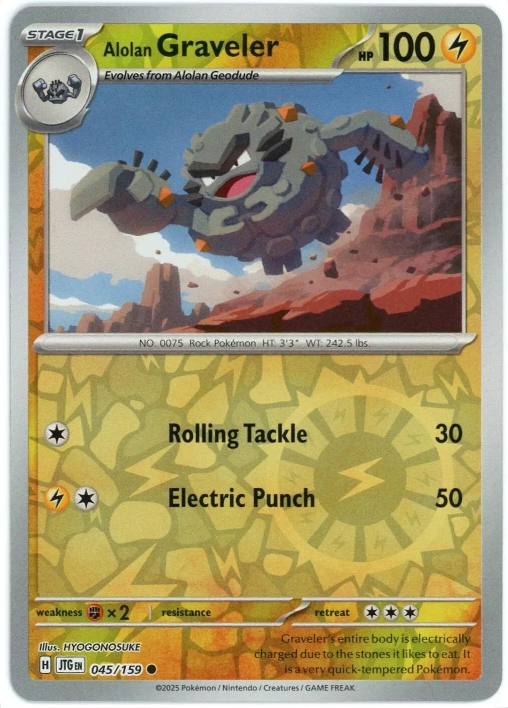 Alolan Graveler [JTG - 045/159]