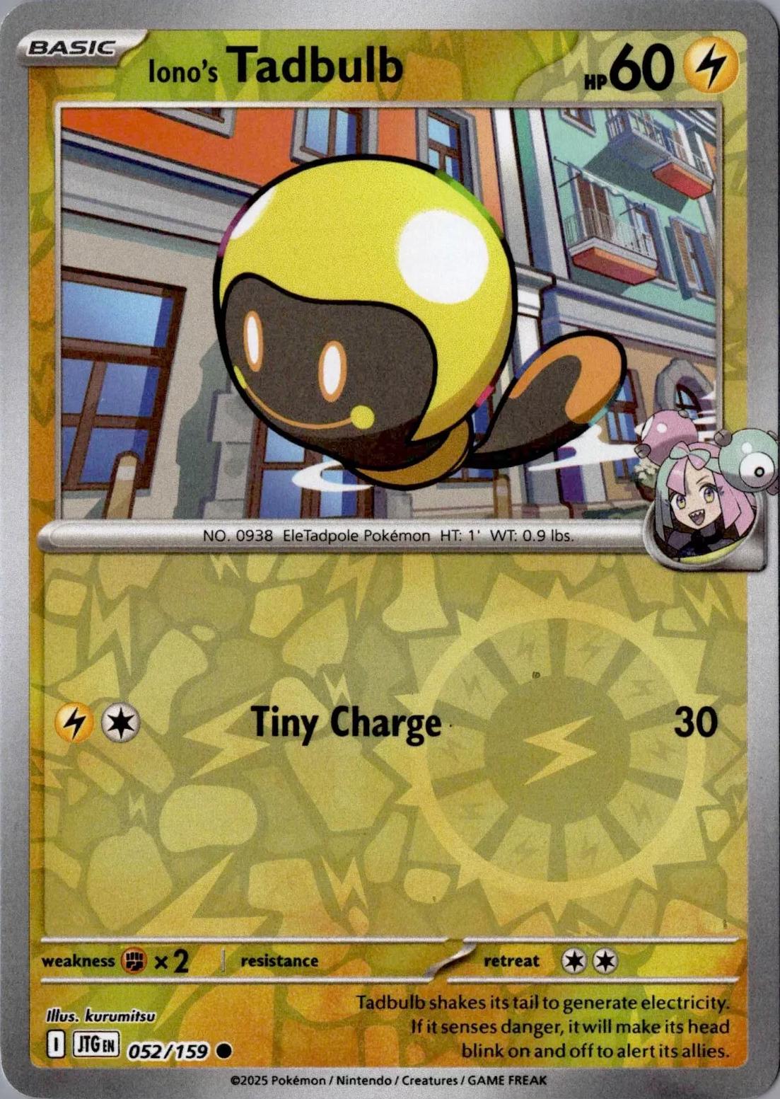 Iono's Tadbulb [JTG - 052/159]