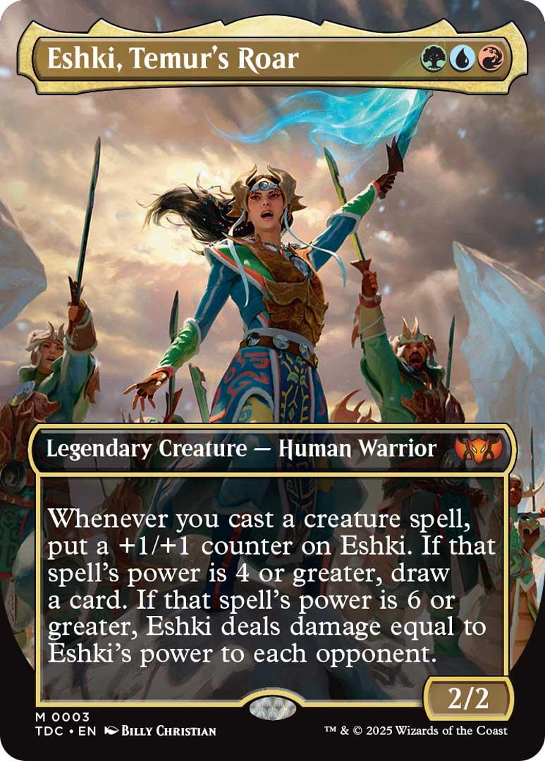 Eshki, Temur's Roar (Borderless) [TDC - 3]
