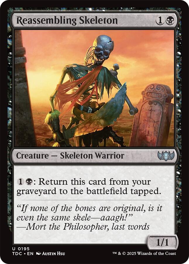 Reassembling Skeleton [TDC - 195]