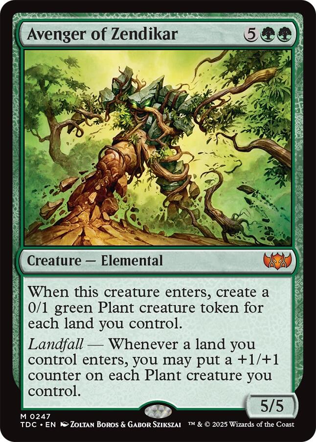 Avenger of Zendikar [TDC - 247]